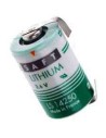 Lithium battery saft 1/2 aa ls 14250 - with tabs