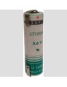 Lithium battery saft ls 14500, aa-size 3.6 volts with tabs