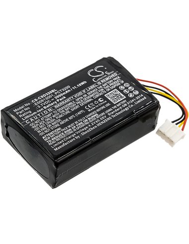 3.7V, 3000mAh, Li-ion Battery fits C-one, E-id, Xgk-c-one-e-id, 11.1Wh