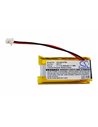 3.7V, 300mAh, Li-Polymer Battery fits Dogtra, Ef3000 Gold, Ef3000 Gold Dog Containment Sy, 1.11Wh