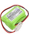 6V, 2000mAh, Ni-MH Battery fits Lithonia, Enb06006, 12Wh