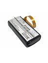 3.7V, 700mAh, Li-ion Battery fits Microsoft, Js8-00003, Zune 1089, 2.59Wh