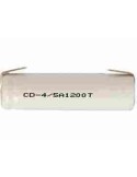 4/5 a 1200 mah nicd rechargeable battery with tabs
