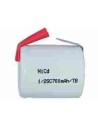 1/2 sub-c 700 mah nicd rechargeable battery with tabs