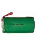 C 5000 mah nimh battery with tabs