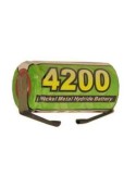 Sub-c 4200 mah nimh battery with tabs-ideal for battery pack
