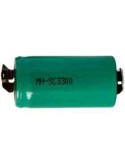 Sub-c 3000 mah nimh battery with tabs-ideal for battery pack
