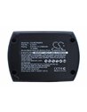 9.6V, 3300mAh, Ni-MH Battery fits Metabo, Bs 9.6, Bs9.6, 31.68Wh