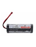 7.2V, 4600mAh, Ni-MH Battery fits Cameron Sino, RC Cars Cs-ns460d37c115, 33.12Wh