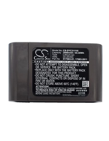 17083-2811 Battery for Dyson DC31 DC34 DC35 DC44 DC31 Animal DC35 Exclusive