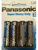 Panasonic alkaline heavy duty batteries, aa size pack of 4