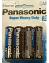 Panasonic alkaline heavy duty batteries, aa size pack of 4 batteries