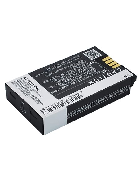 1400mAh / 5.18Wh Li-ion 37-00025-001 980771-04 980771-06 Battery 37-LF032-001 Replacement SkyGolf 280504525TSLG SkyCaddie SG4 Battery Replacement for SG4 980771-05